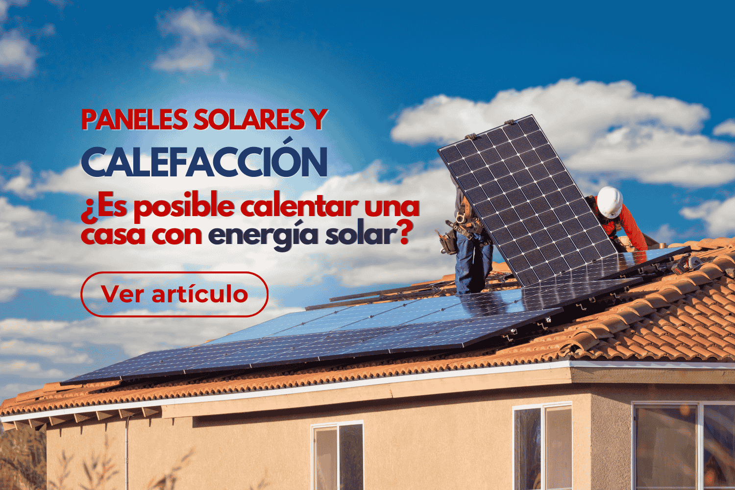 calentar casa con energía solar